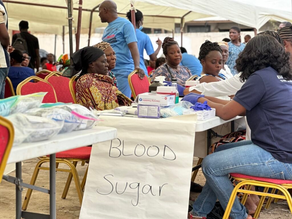 Health screenings during community outreach in a Ga community, Accra – photo 2