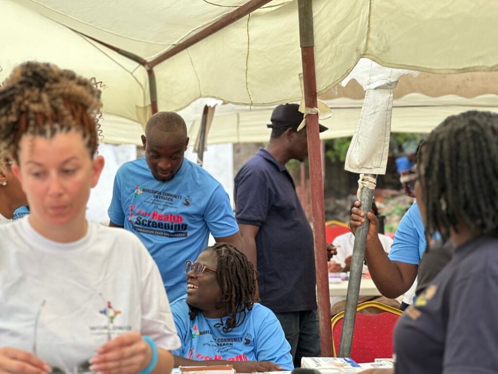 Health screenings during community outreach in a Ga community, Accra – photo 3