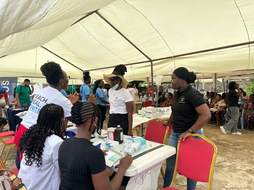 Health screenings during community outreach in a Ga community, Accra – photo 35