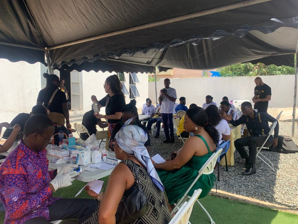 Church fellowship and eye screenings at Floodgate International Church, Amasaman – photo 15
