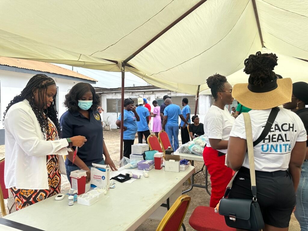 Health screenings during community outreach in a Ga community, Accra – photo 7