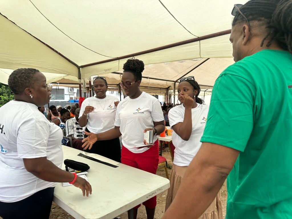 Health screenings during community outreach in a Ga community, Accra – photo 44