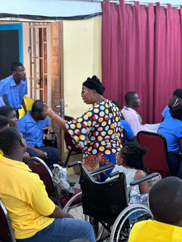 Assistive device donations at the Ghana Blind Union, Accra – photo 10