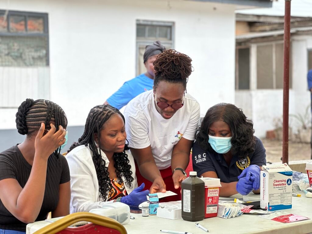 Health screenings during community outreach in a Ga community, Accra – photo 17