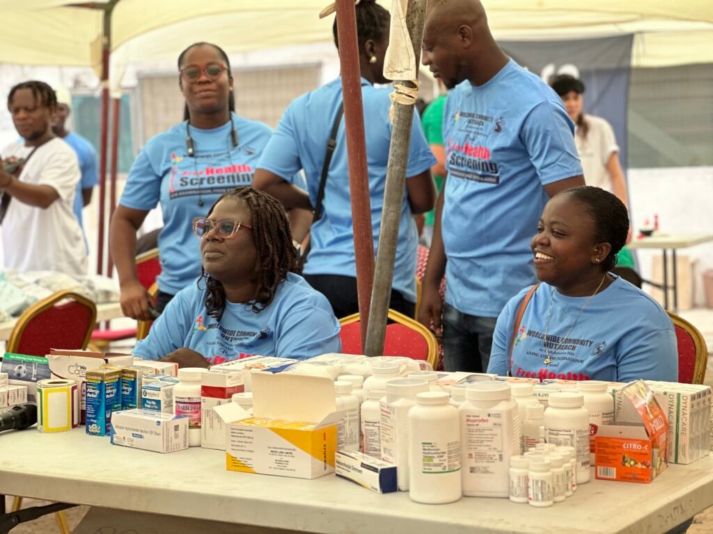 Health screenings during community outreach in a Ga community, Accra – photo 37