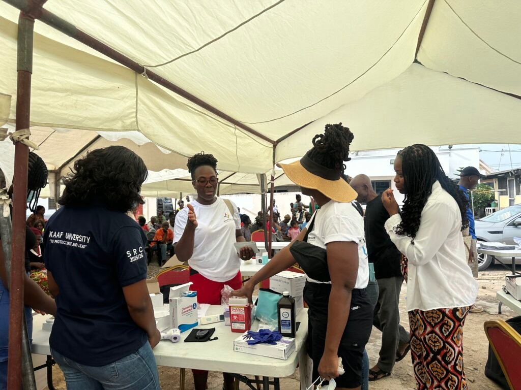 Health screenings during community outreach in a Ga community, Accra – photo 38