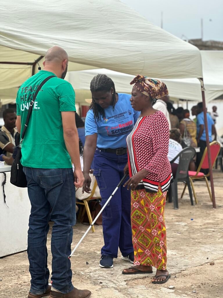 Health screenings during community outreach in a Ga community, Accra – photo 19