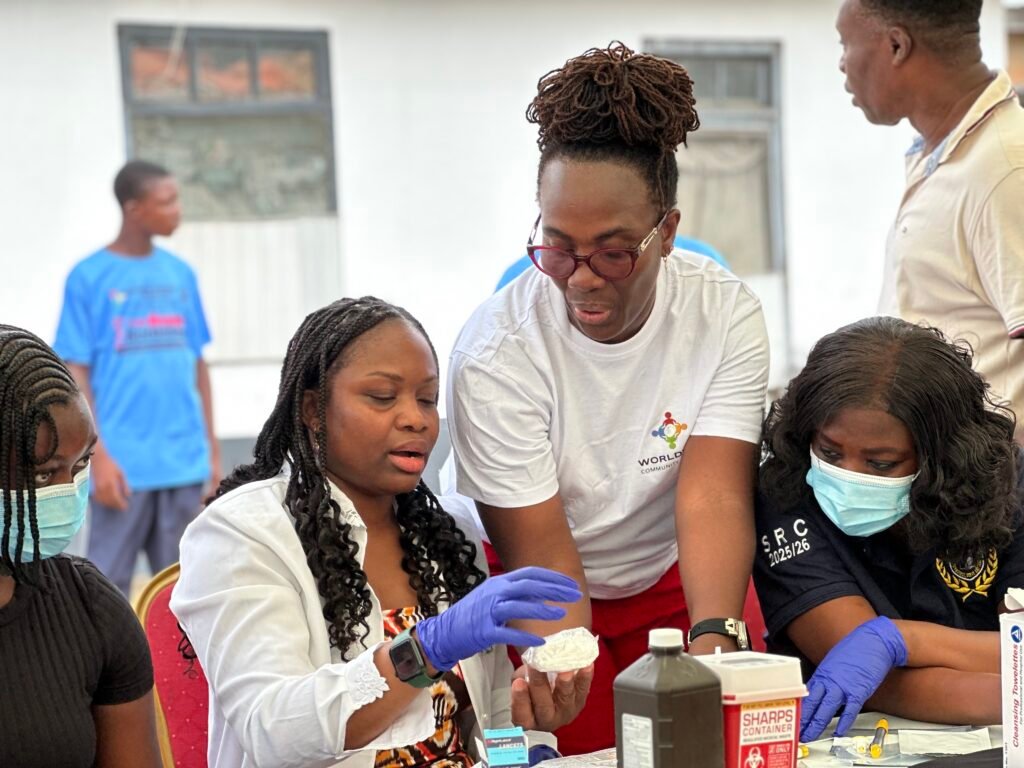 Health screenings during community outreach in a Ga community, Accra – photo 20