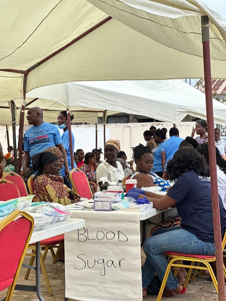 Health screenings during community outreach in a Ga community, Accra – photo 28