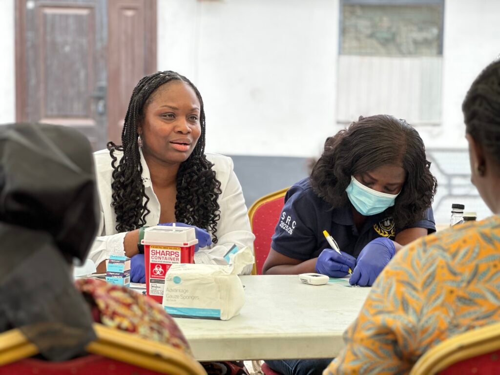 Health screenings during community outreach in a Ga community, Accra – photo 45