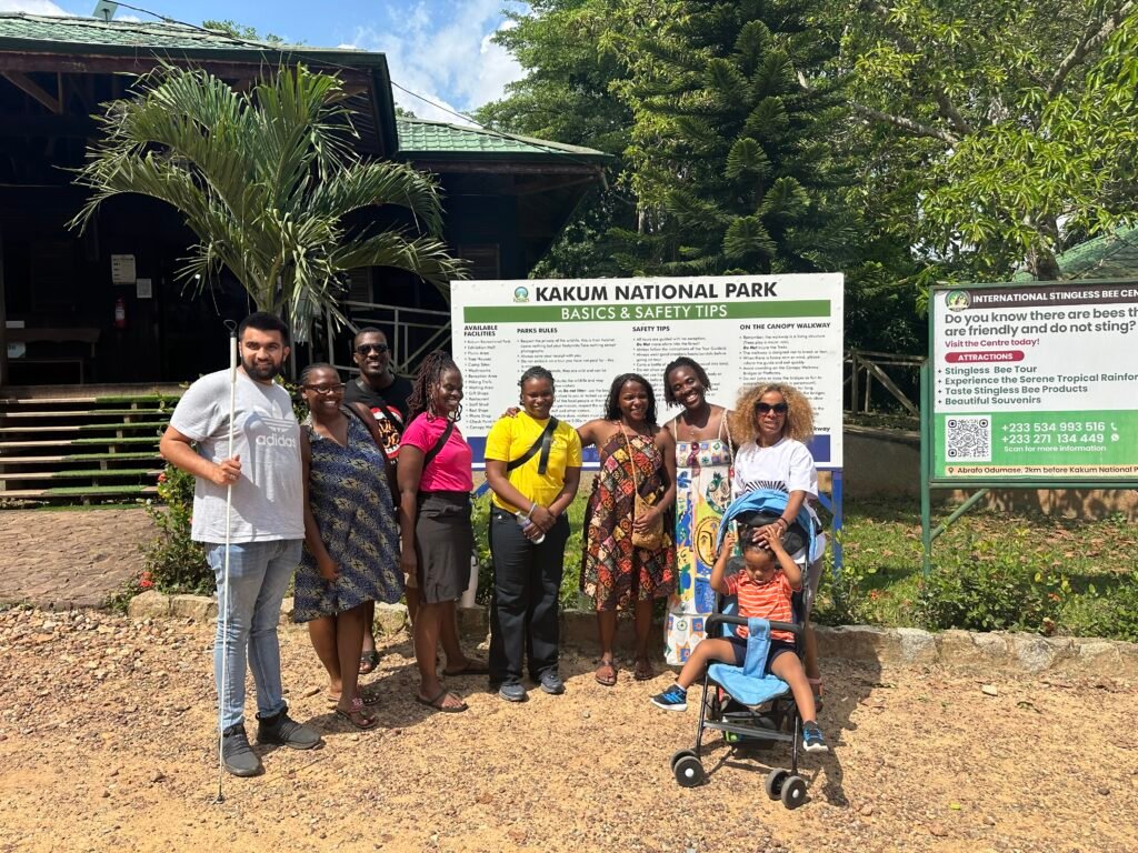 Outreach at the Cape Coast School for the Blind and Kakum National Park canopy walkway – photo 90