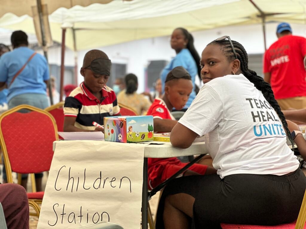 Health screenings during community outreach in a Ga community, Accra – photo 57