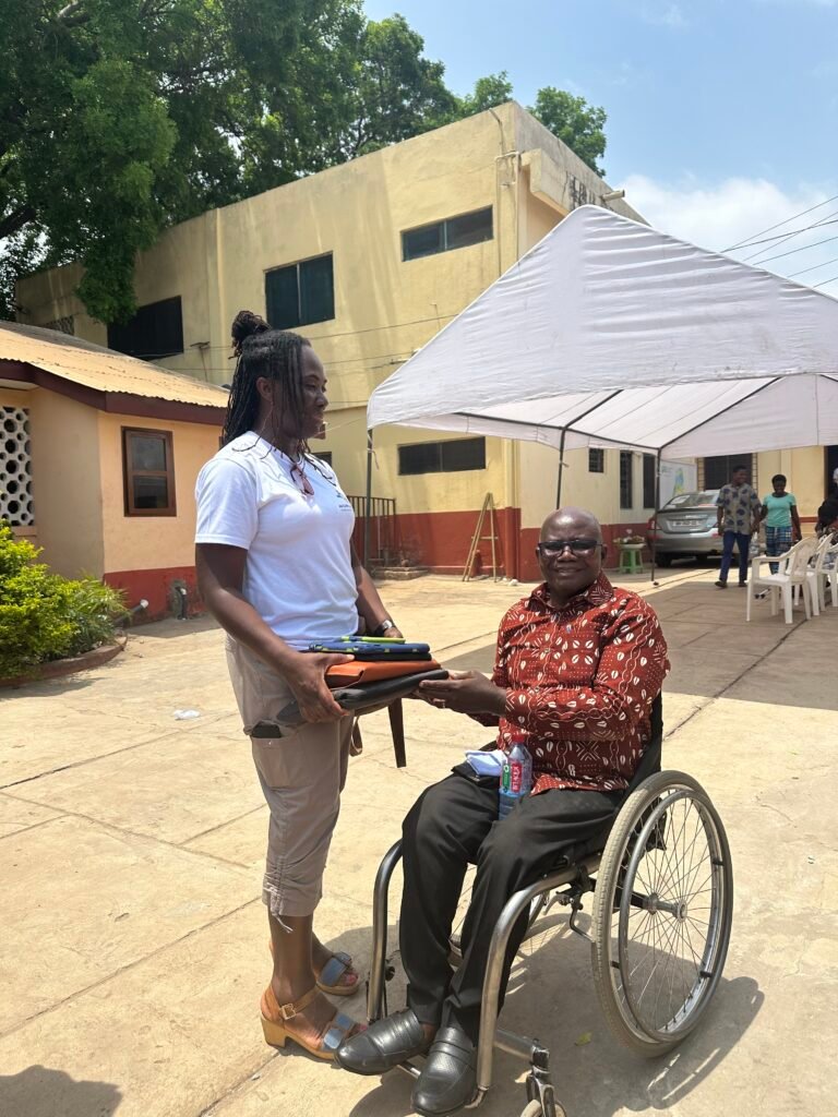 Assistive device donations at the Ghana Blind Union, Accra – photo 32