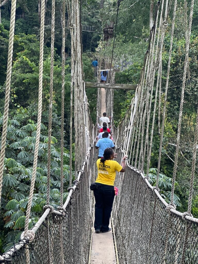 Outreach at the Cape Coast School for the Blind and Kakum National Park canopy walkway – photo 103