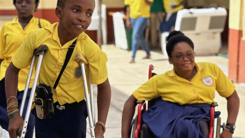 Assistive device donations at the Ghana Blind Union, Accra – photo 1