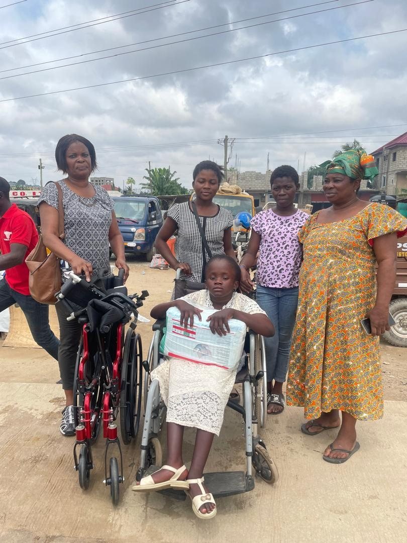 Erica, who received a wheelchair through Worldwide Community Outreach